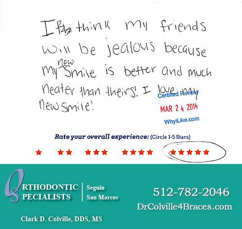 Orthodontic Specialists of San Marcos review by Sydney H. in San Marcos, TX on March 24, 2014