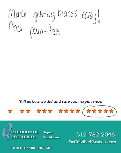 Orthodontic Specialists of San Marcos review by Bailey W. in San Marcos, TX on November 18, 2014