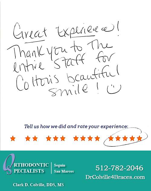Orthodontic Specialists of San Marcos review by Sydney M. in San Marcos, TX on November 18, 2014