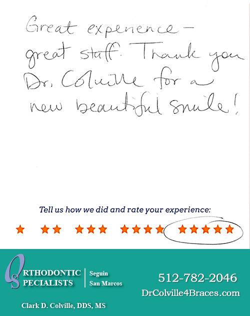 Orthodontic Specialists of San Marcos review by Michele K. in San Marcos, TX on February 17, 2015