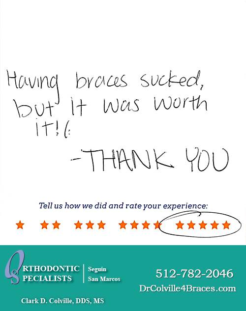 Orthodontic Specialists of San Marcos review by Celeste M. in San Marcos, TX on March 05, 2015