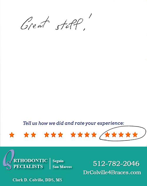 Orthodontic Specialists of San Marcos review by Adrian R. in San Marcos, TX on May 11, 2015
