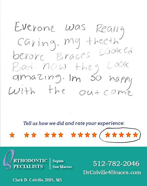 Orthodontic Specialists of San Marcos review by Aly B. in San Marcos, TX on August 17, 2015