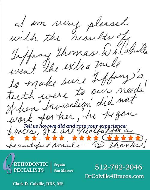 Orthodontic Specialists of San Marcos review by Connie T. in San Marcos, TX on August 17, 2015
