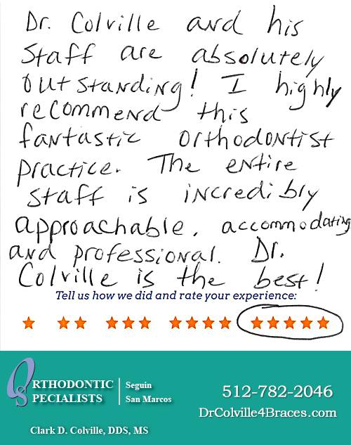 Orthodontic Specialists of San Marcos review by Sherry G. in San Marcos, TX on August 17, 2015