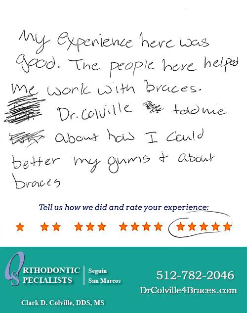 Orthodontic Specialists of San Marcos review by Gwyneth T. in San Marcos, TX on October 07, 2015