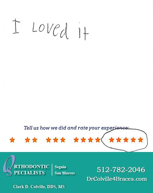 Orthodontic Specialists of San Marcos review by Wesley G. in San Marcos, TX on October 07, 2015