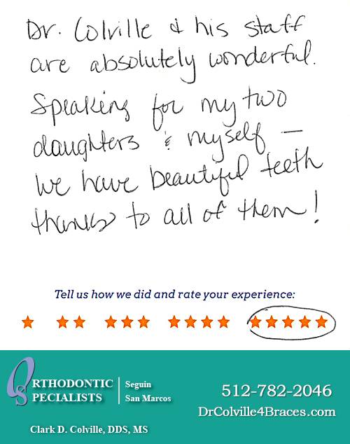 Orthodontic Specialists of San Marcos review by Anna R. in San Marcos, TX on November 12, 2015