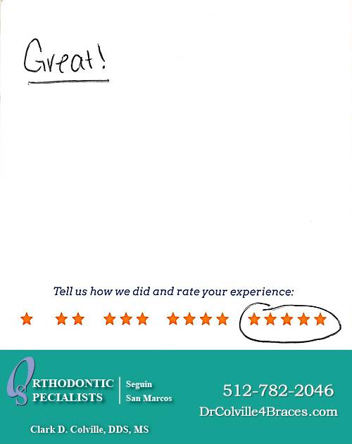 Orthodontic Specialists of San Marcos review by Hailey T. in San Marcos, TX on February 17, 2016
