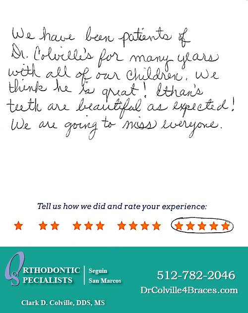 Orthodontic Specialists of San Marcos review by Cari S. in San Marcos, TX on February 17, 2016