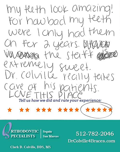 Orthodontic Specialists of San Marcos review by Marisol D. in San Marcos, TX on February 17, 2016