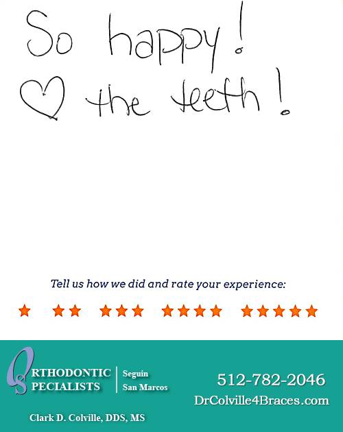 Orthodontic Specialists of San Marcos review by Reagan R. in San Marcos, TX on April 01, 2017