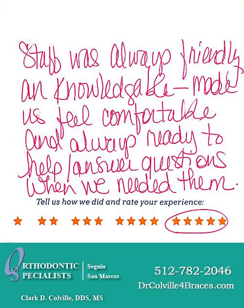 Orthodontic Specialists of San Marcos review by Jacob H. in San Marcos, TX on April 01, 2017