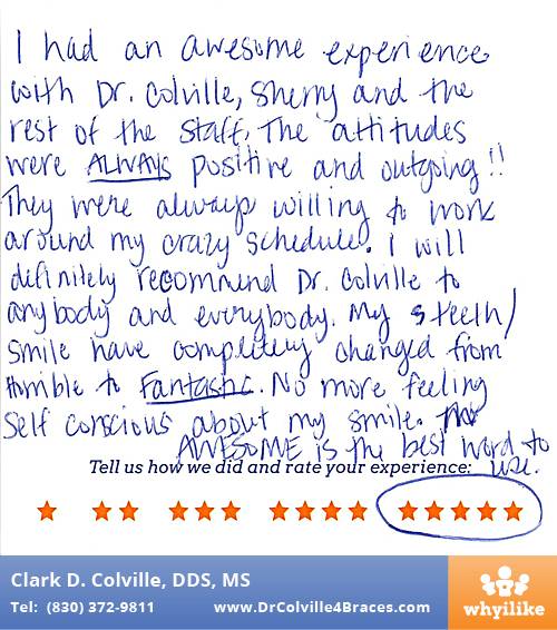 Orthodontic Specialists of Seguin review by Chantel E. in Seguin, TX on September 30, 2014