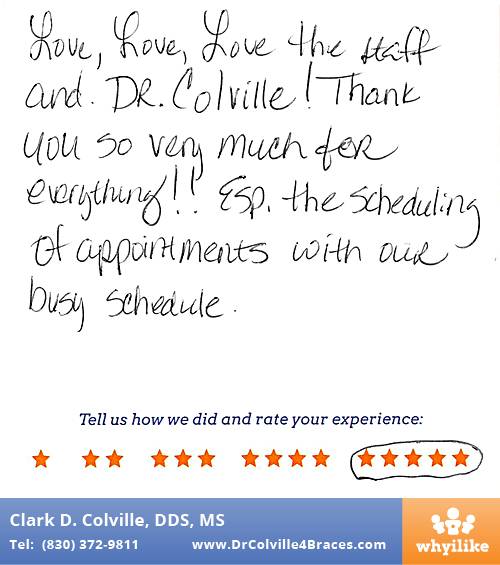 Orthodontic Specialists of Seguin review by Stacey S. in Seguin, TX on January 06, 2015