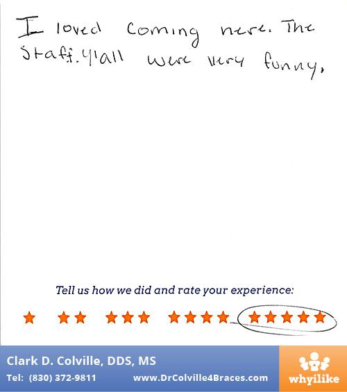 Orthodontic Specialists of Seguin review by Kelli S. in Seguin, TX on January 06, 2015