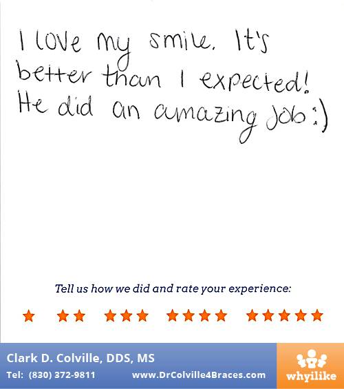 Orthodontic Specialists of Seguin review by Lauren R. in Seguin, TX on January 06, 2015