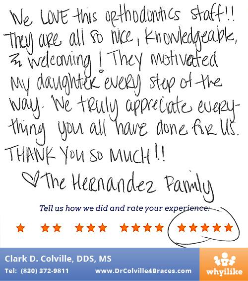 Orthodontic Specialists of Seguin review by Valarie H. in Seguin, TX on January 06, 2015