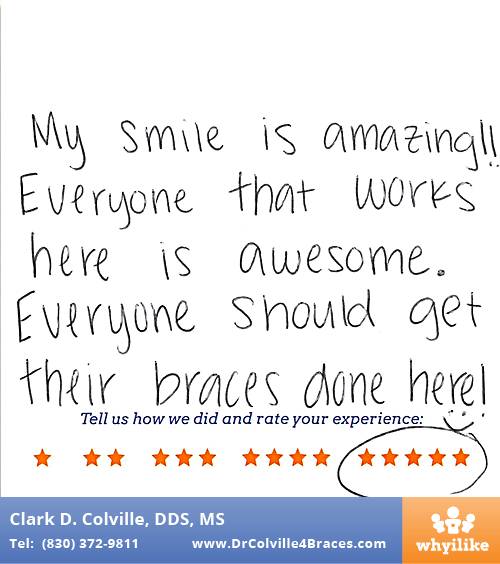 Orthodontic Specialists of Seguin review by Mackenzie T. in Seguin, TX on January 06, 2015