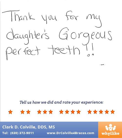 Orthodontic Specialists of Seguin review by Deborah B. in Seguin, TX on January 20, 2015