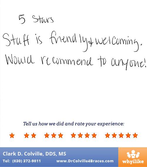 Orthodontic Specialists of Seguin review by Jeanette H. in Seguin, TX on July 06, 2015
