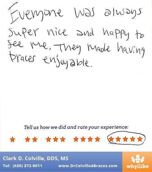 Orthodontic Specialists of Seguin review by Alyssa A. in Seguin, TX on July 06, 2015