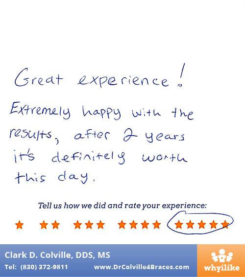 Orthodontic Specialists of Seguin review by Dakota G. in Seguin, TX on October 07, 2015