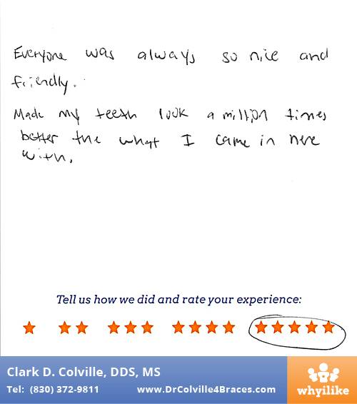 Orthodontic Specialists of Seguin review by Phillip R. in Seguin, TX on November 12, 2015