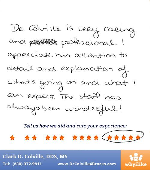Orthodontic Specialists of Seguin review by Camille B. in Seguin, TX on February 17, 2016