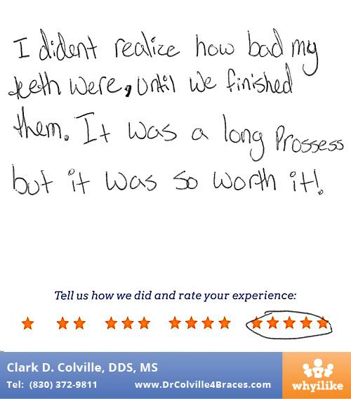 Orthodontic Specialists of Seguin review by Sidney H. in Seguin, TX on March 07, 2016