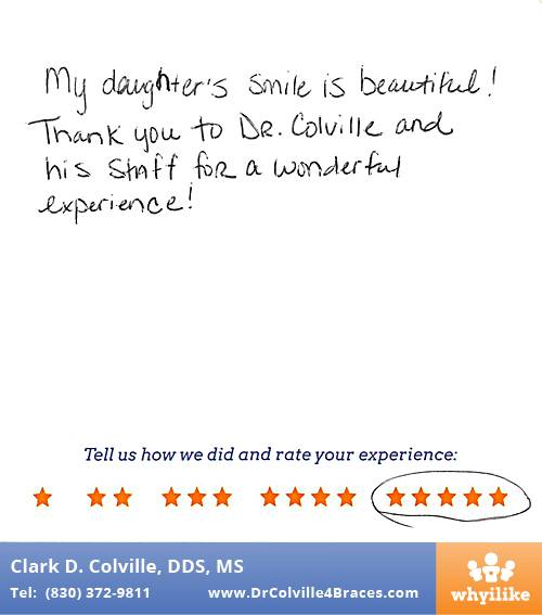 Orthodontic Specialists of Seguin review by Jenni C. in Seguin, TX on March 07, 2016