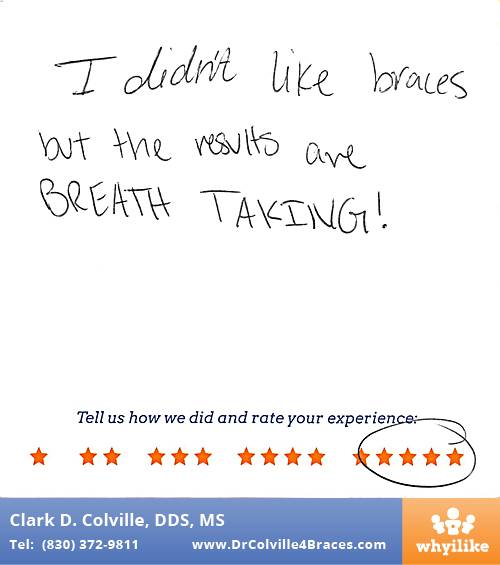 Orthodontic Specialists of Seguin review by Laura U. in Seguin, TX on March 07, 2016