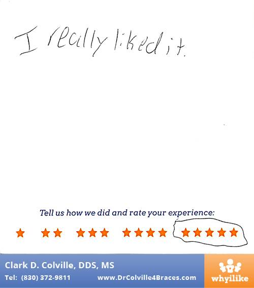 Orthodontic Specialists of Seguin review by Wesley Z. in Seguin, TX on March 07, 2016