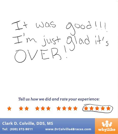 Orthodontic Specialists of Seguin review by Baliee B. in Seguin, TX on March 07, 2016