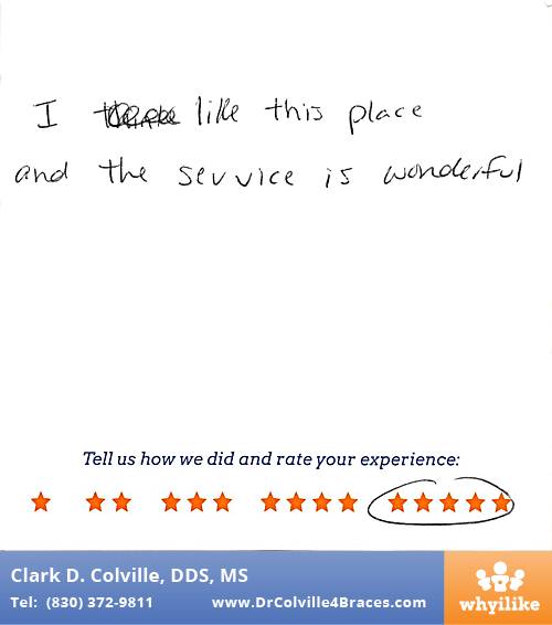 Orthodontic Specialists of Seguin review by Kristian R. in Seguin, TX on May 03, 2016