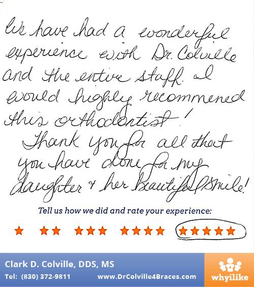 Orthodontic Specialists of Seguin review by Holly S. in Seguin, TX on May 03, 2016
