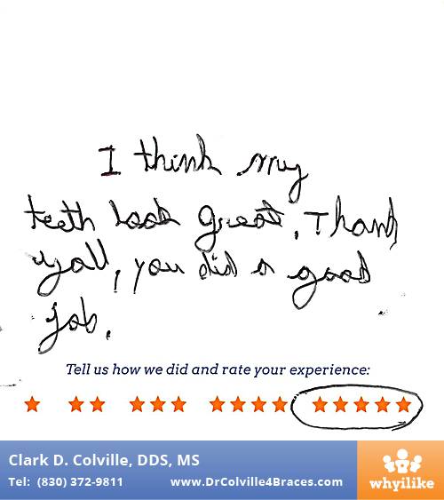 Orthodontic Specialists of Seguin review by Aidan P. in Seguin, TX on July 07, 2017