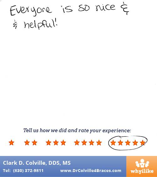Orthodontic Specialists of Seguin review by Jennifer M. in Seguin, TX on July 07, 2017