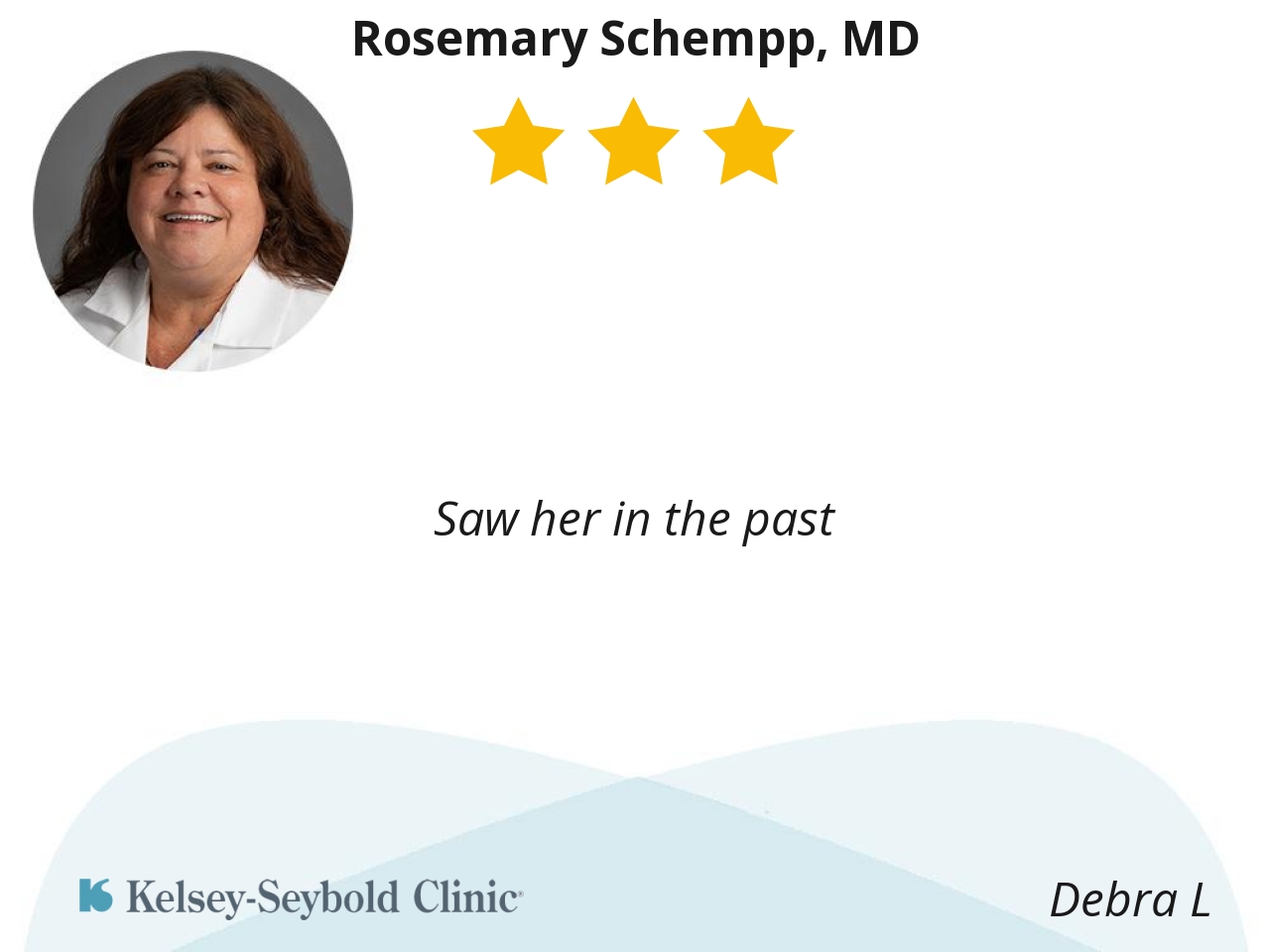 Rosemary Schempp Md Internal Medicine Kelsey Seybold Clinic