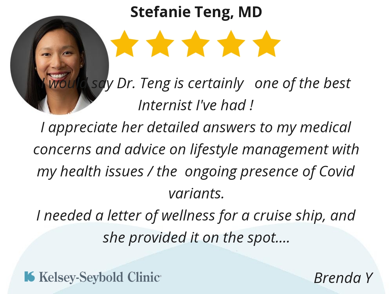 Stefanie Teng, MD | Internal Medicine | Kelsey-Seybold