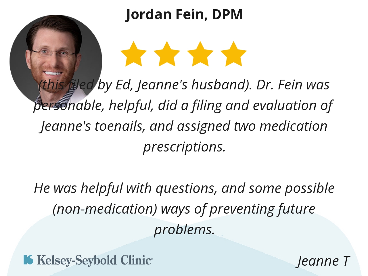 Jordan R. Fein, DPM, MS, FACPM, Podiatry